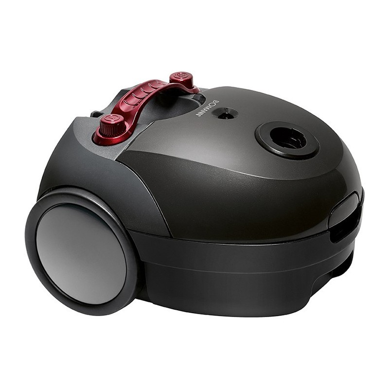 Bomann BS 9019 CB N canister hoover with bag Anthracite/Red