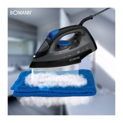 Steam iron with 7 functions 1800W Bomann DB 6003 CB Black/Blue
