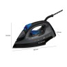 Steam iron with 7 functions 1800W Bomann DB 6003 CB Black/Blue