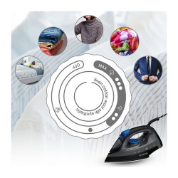 Steam iron with 7 functions 1800W Bomann DB 6003 CB Black/Blue