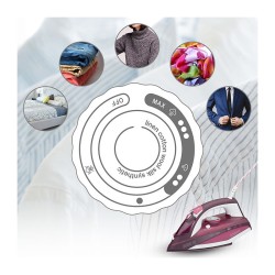 Steam iron with 7 functions 2600W Bomann DB 6005 CB White/Red