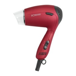 Compact travel hair dryer 1300w Bomann HTD 8005 CB Red