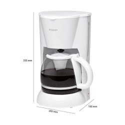 Cafetière 12-14 tasses 1,5L Bomann KA183CB-Blanc