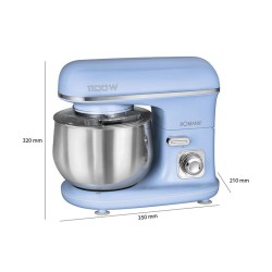 Multifunction food processor 5L 1100W Bomann KM 6030 CB Blue