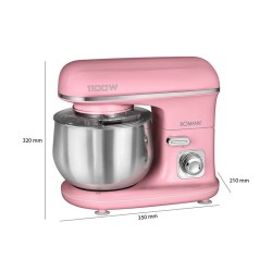 Multifunction food processor 5L 1100W Bomann KM 6030 CB Pink