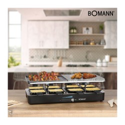 Raclette gril 8 personnes Bomann RG 2279 CB Noir