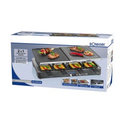 Raclette grill 8 persons Bomann RG 2279 CB Black