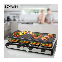 Raclette gril 8 personnes Bomann RG 6039 CB Noir