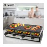Raclette gril 8 personnes Bomann RG 6039 CB Noir