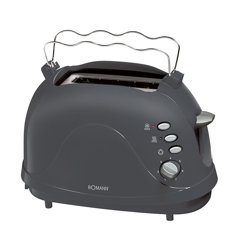 Bomann TA 246 CB 2-slice toaster Grey