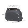 Grille-pain 2 fentes Bomann TA 246 CB Gris