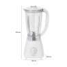 Blender Mixeur universel 1,5L 500W Bomann UM 378 CB Blanc