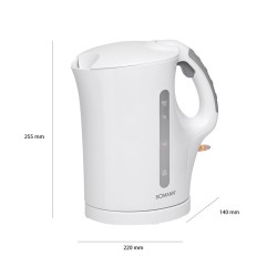 Electric kettle 1,7L 2200W Bomann WK 5011 CB White