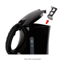 Electric kettle 1,7L 2200W Bomann WK 5011CB Black