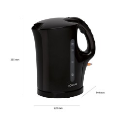 Bouilloire électrique 1,7L 2200W Bomann WK 5011CB Noir