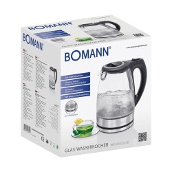 Electric glass kettle 1,5L 2200W Bomann WKS 6032 G CB
