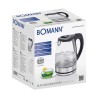 Electric glass kettle 1,5L 2200W Bomann WKS 6032 G CB