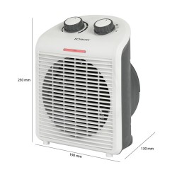 Chauffage soufflant 2000W Bomann HL 6040 CB Blanc