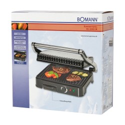 Plancha Gril et panini Bomann KG 2242 CB Noir