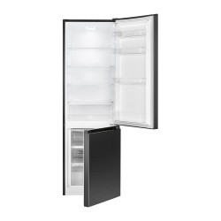 269L black refrigerator and freezer Bomann KG184-1-black