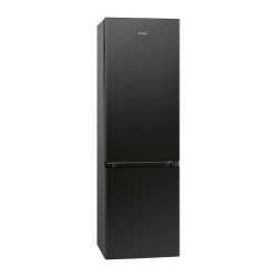 Réfrigérateur et congélateur 269L Noir inox Bomann KG184-1-noir