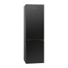 269L black refrigerator and freezer Bomann KG184-1-black