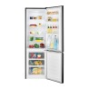 269L black refrigerator and freezer Bomann KG184-1-black