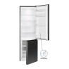 Réfrigérateur et congélateur 269L Noir inox Bomann KG184-1-noir