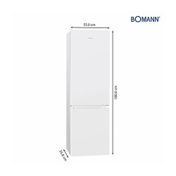 Bomann KG184-1-white 269L fridge and freezer