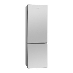 Bomann KG184-1 stainless steel fridge and freezer 269L