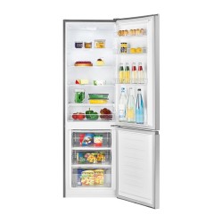 Bomann KG184-1 stainless steel fridge and freezer 269L