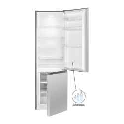 Bomann KG184-1 stainless steel fridge and freezer 269L