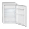 Refrigerator with small freezer 120L white Bomann KS 2184. 1 white
