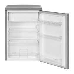 Refrigerator with small freezer 120L stainless steel Bomann KS 2184.1 stainless steel
