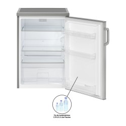 133L stainless steel refrigerator Bomann VS 2195.1 stainless steel