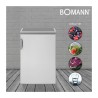 Réfrigérateur 133L inox Bomann VS 2195.1 inox