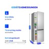 Refrigerator and freezer 175L stainless steel KG 320.2 stainless steel