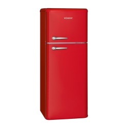 Réfrigérateur et congélateur 208L retro rouge DTR 353.1 rouge