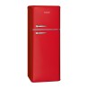 Réfrigérateur et congélateur 208L retro rouge DTR 353.1 rouge