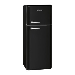 208L retro black refrigerator and freezer DTR 353.1 black
