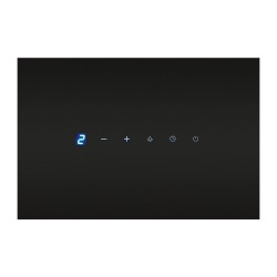 Sloped hood black DU7605G-black Bomann DU 7605 G black