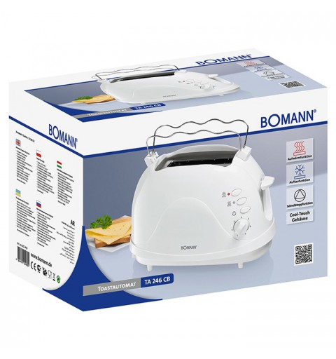 Bomann TA 246 CB Toastautomat blau 2-Scheiben-Toaster 
