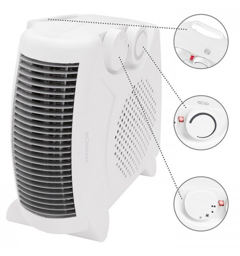 Fan heater Bomann HL 1040 CB White