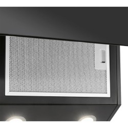 LED tilt hood black/stainless steel Bomann DU7606-1-G-black/stainless steel
