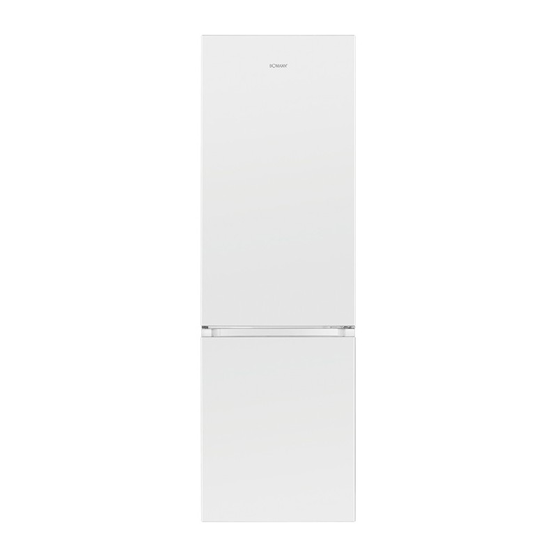 Réfrigérateur et congélateur 269L blanc Bomann KG 184.1 inox/blanc