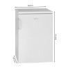 Refrigerator 120L White Bomann KS2194-1-White