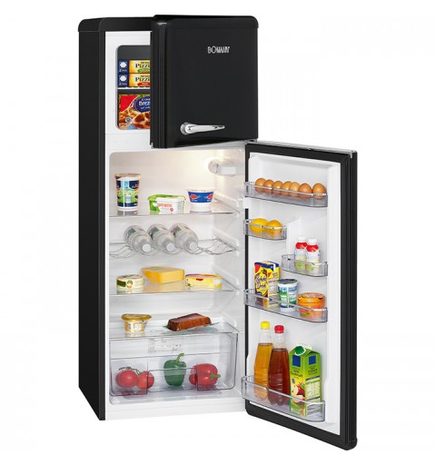 Réfrigérateur et congélateur 208L retro noir DTR 353.1 noir