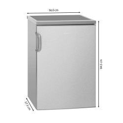 120L stainless steel refrigerator Bomann KS2194-1-Inox