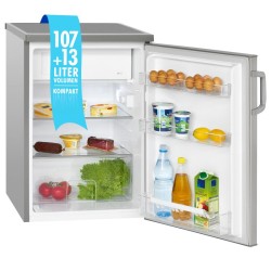 120L stainless steel refrigerator Bomann KS2194-1-Inox