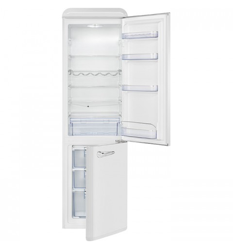 Réfrigérateur et congélateur retro 250L blanc KGR 7328.1 blanc